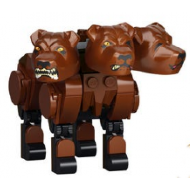 dog harry potter three-headed fluffy - brick built