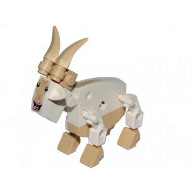thors goat white tanngrisnir - brick built