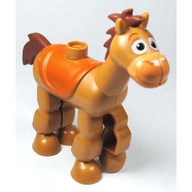 medium nougat duplo horse toy story bullseye