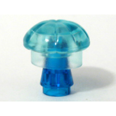 trans-light blue jellyfish - brick built