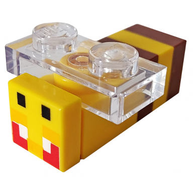 minecraft bee angry - brick built