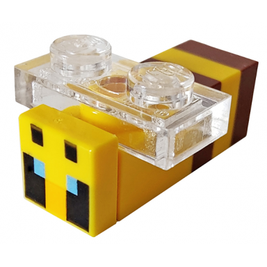 minecraft bee passive - brick built
