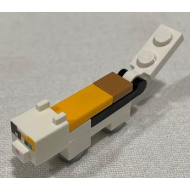 minecraft cat calico - brick built