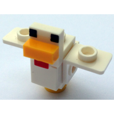 minecraft chicken wings spread thin neck bracket - brick built