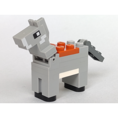 minecraft donkey 2 x 4 plate - brick built