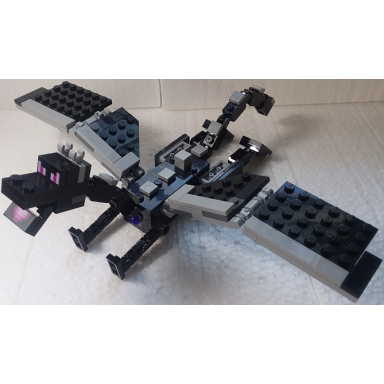 minecraft ender dragon square wings - brick built