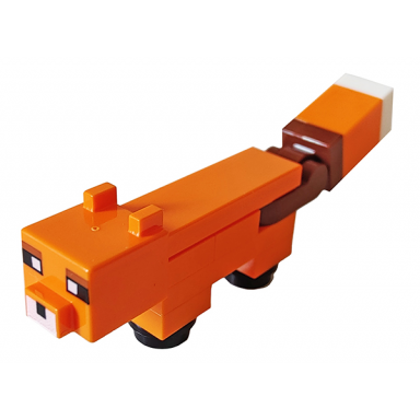 minecraft fox - brick built