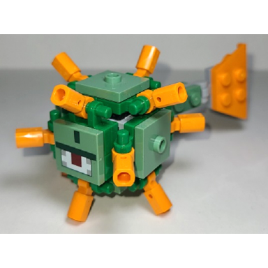 minecraft guardian white brick 2 x 2 inside - brick built