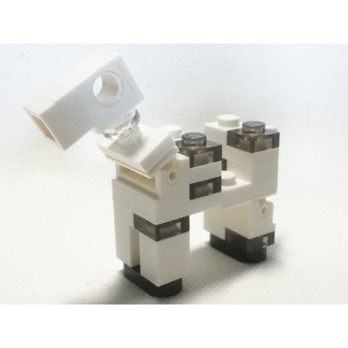 minecraft horse skeletal skeleton thick neck bracket - brick built