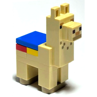 minecraft alpaca llama tan - brick built