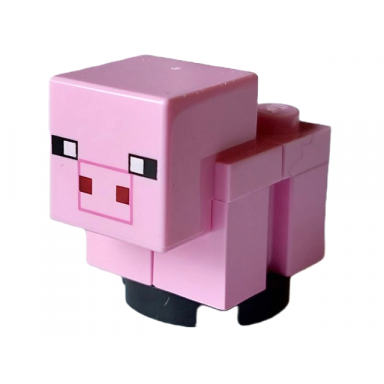 minecraft pig baby plain snout - brick built