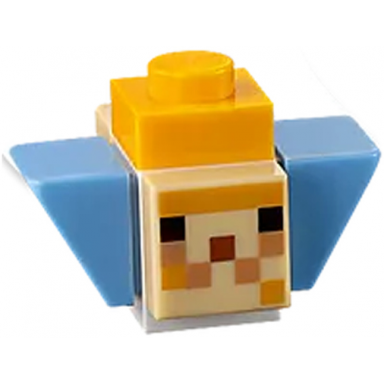 minecraft pufferfish uninflated - brick built
