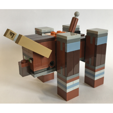minecraft ravager - brick built