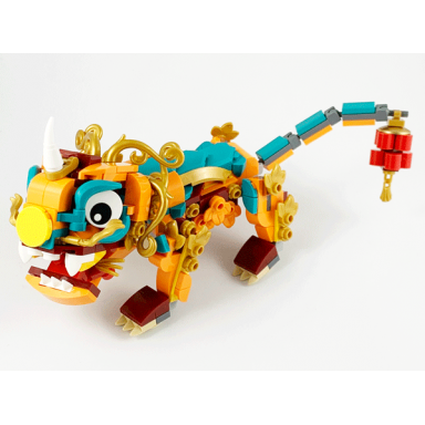 lion ceremonial nian - brick built