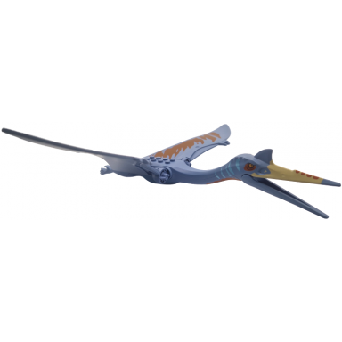 dinosaur quetzalcoatlus with tan beak