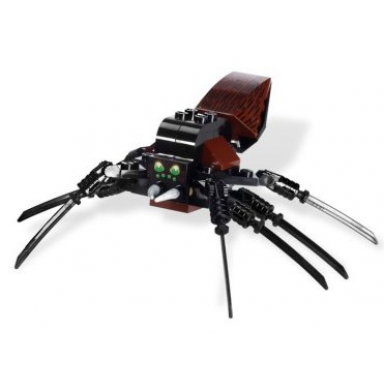 spider harry potter aragog with printed 1 x 2 tile eyes - brick built