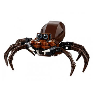spider harry potter aragog with printed round tile eyes - brick built