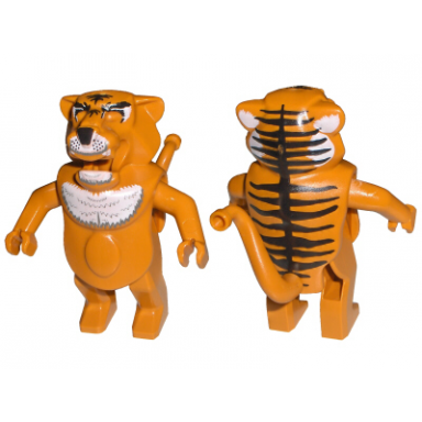 earth orange tiger standing tygurah