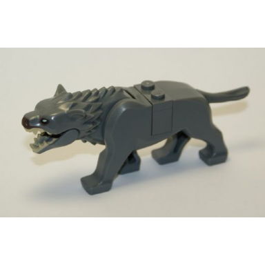 dark bluish gray warg with dark brown nose