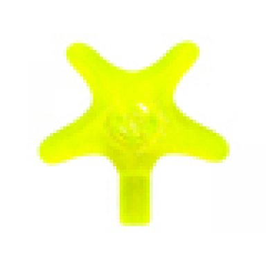 trans-neon green starfish sea star