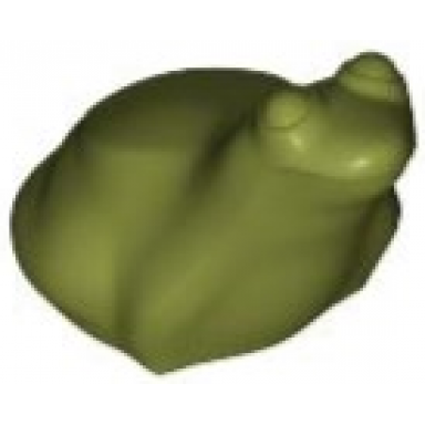 olive green frog