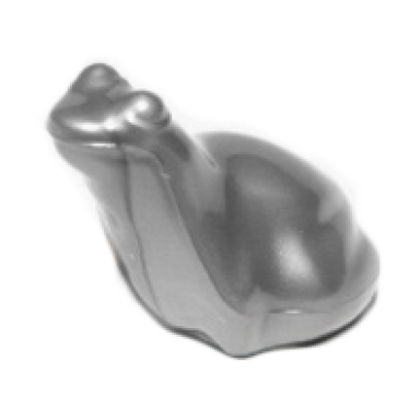 flat silver frog