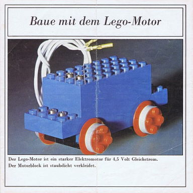 baue mit dem lego-motor 3166-Øs