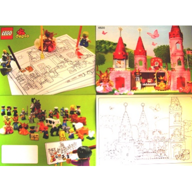coloring book duplo 18 pages - 9 various themes