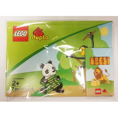 coloring book duplo animals with crayons