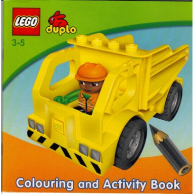 coloring book duplo colouring and activity book small - construction