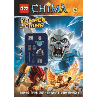 legends of chima - kampen om chima softcover danish edition