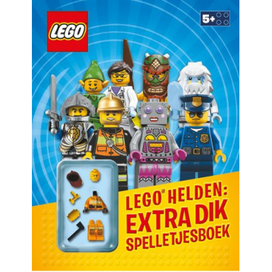 collectible minifigures - lego helden extra dik spelletjesboek dutch edition