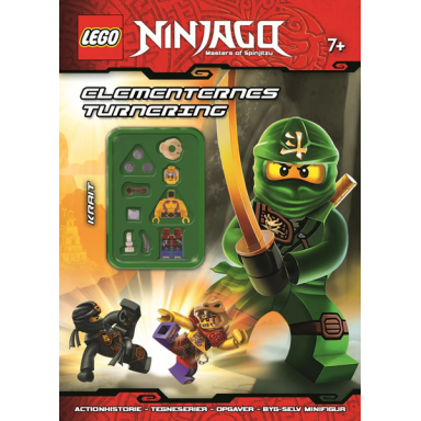 ninjago - elementernes turnering softcover danish edition