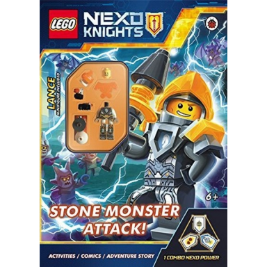 nexo knights - stone monster attack! softcover english - uk edition