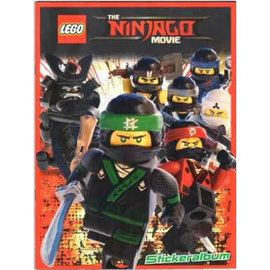 the lego ninjago movie - stickeralbum softcover german edition