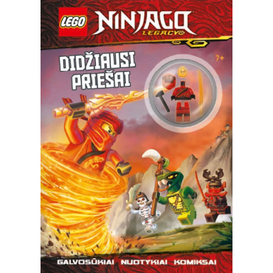 ninjago legacy - didžiausi priešai softcover lithuanian edition