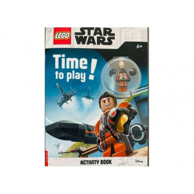 star wars - time to play! softcover english - uk edition poe dameron minifigure