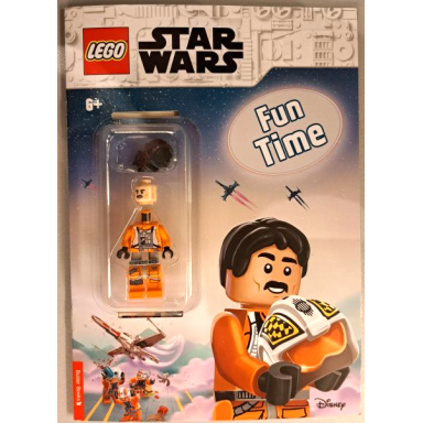 star wars - fun time softcover english - uk edition biggs darklighter minifigure