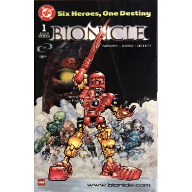 bionicle 1 july 2003 six heroes one destiny - mini version