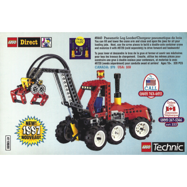 1997 insert - lego direct - us canadian technic