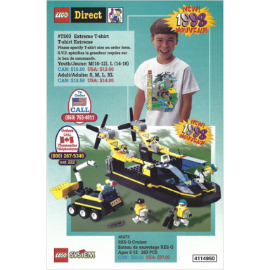 1998 insert - lego direct - us canadian
