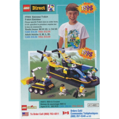 1998 insert - lego direct - us canadian 4114951