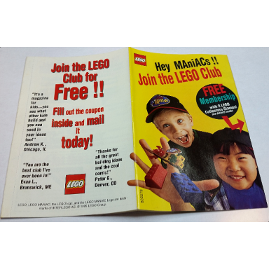 1995 insert - lego club - us 822579