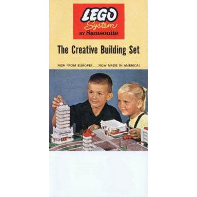 1961 us samsonite the creative building set 2355
