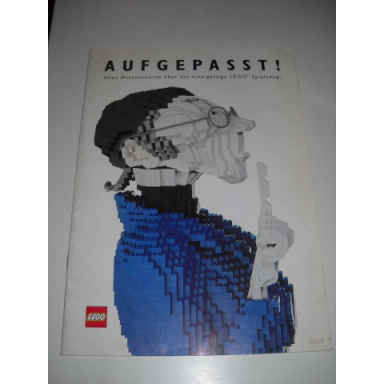 1992 dealer large german aufgepasst ! - alles wissenswerte über das einzigartige lego spielzeug