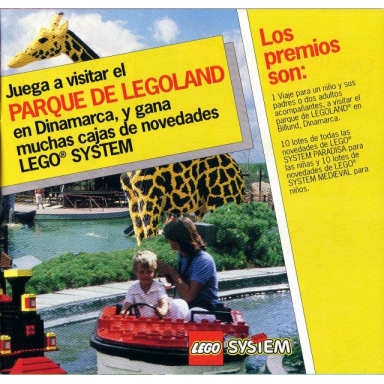 1992 insert - legoland conquest promotion 9220038-e