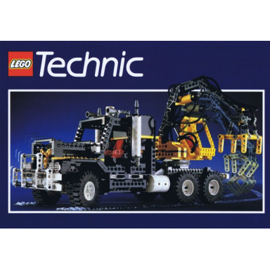 1992 large technic french foldout 26 x 18 cm 922851-f