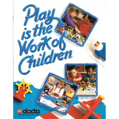 1992 large us dacta play is the work of children