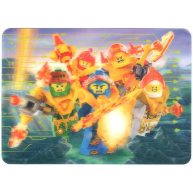 nexo knights 3d lenticular card