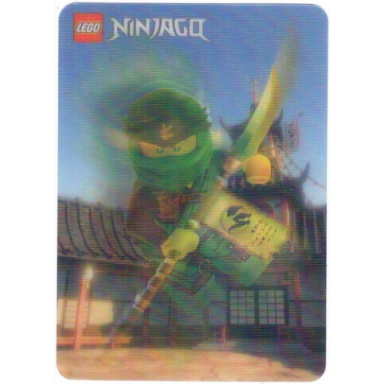 ninjago 3d lenticular card 2019 - lloyd